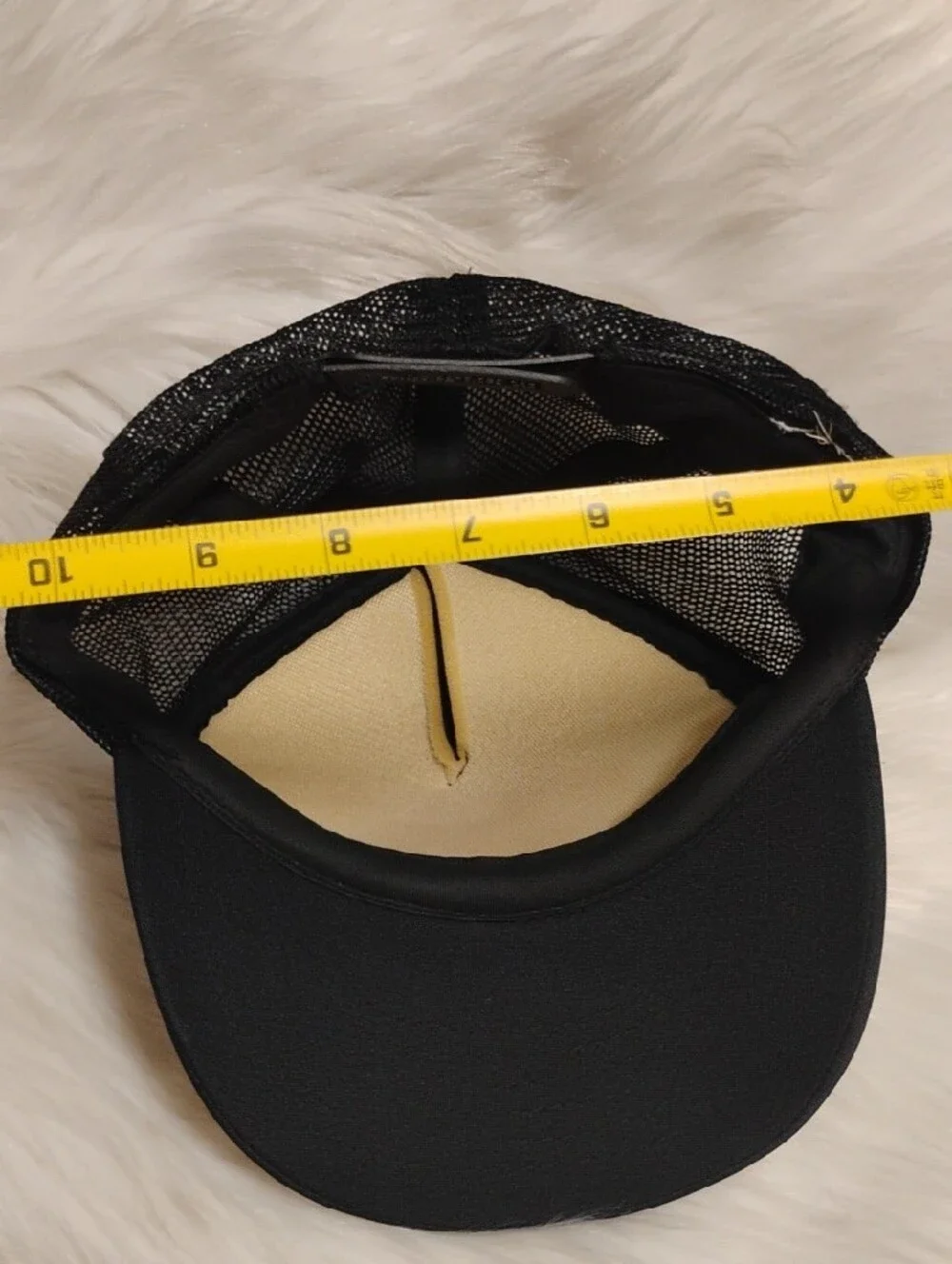 (C-75) RARE! Rank & File Ticket Horse Heads Black/Yellow Trucker Hat
